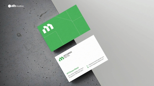 THIẾT KẾ BỘ NHẬN DIỆN THƯƠNG HIỆU NTTGREEN METAL